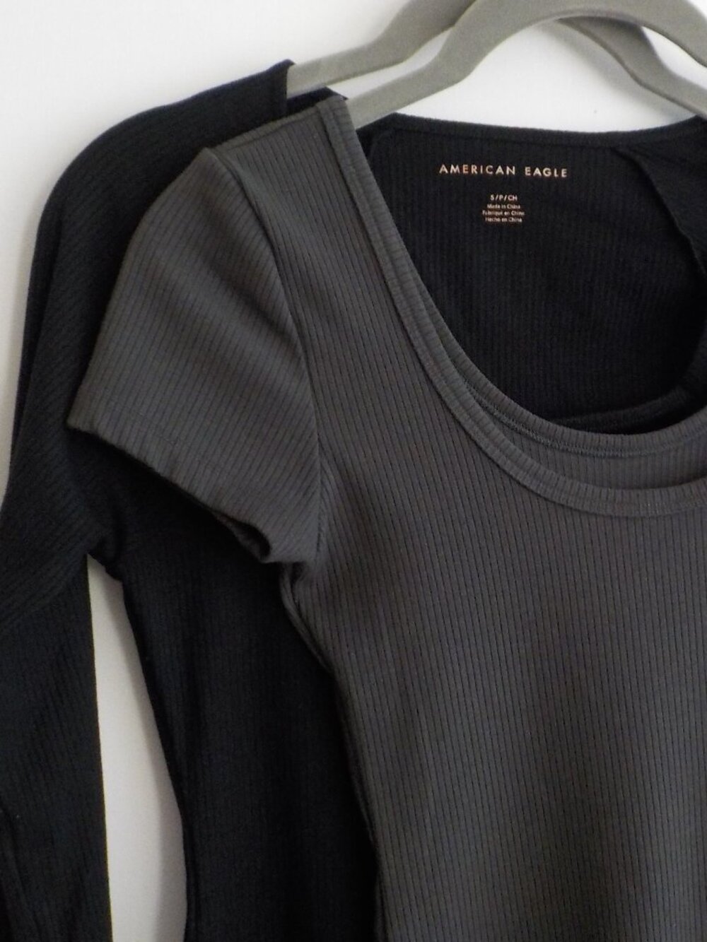 American Eagle Bodysuits - Small - Lot 2 - Brown/Black Short/Long Sleeves (2484)